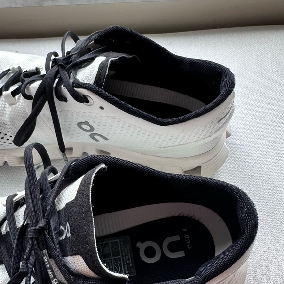 On Running White and Black Athletic Sneakers - Picture 8 of 9